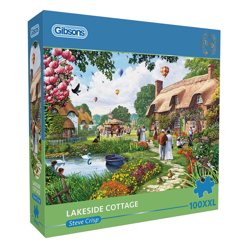 Lakeside Cottage Gibsons 100 Extra Large Piece jigsaw puzzle G2230