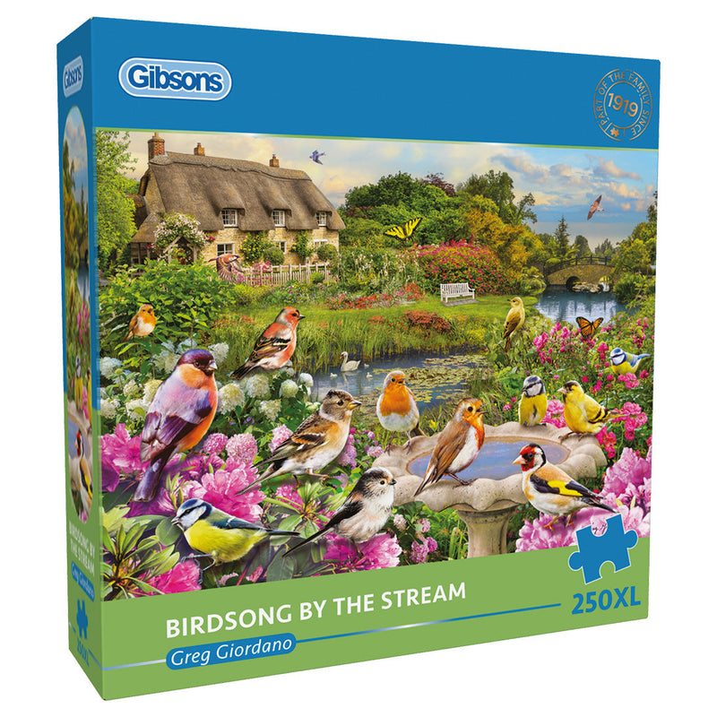 Birdsong by the stream G2729 gibsons 250 extra large piece jigsaw puzzle