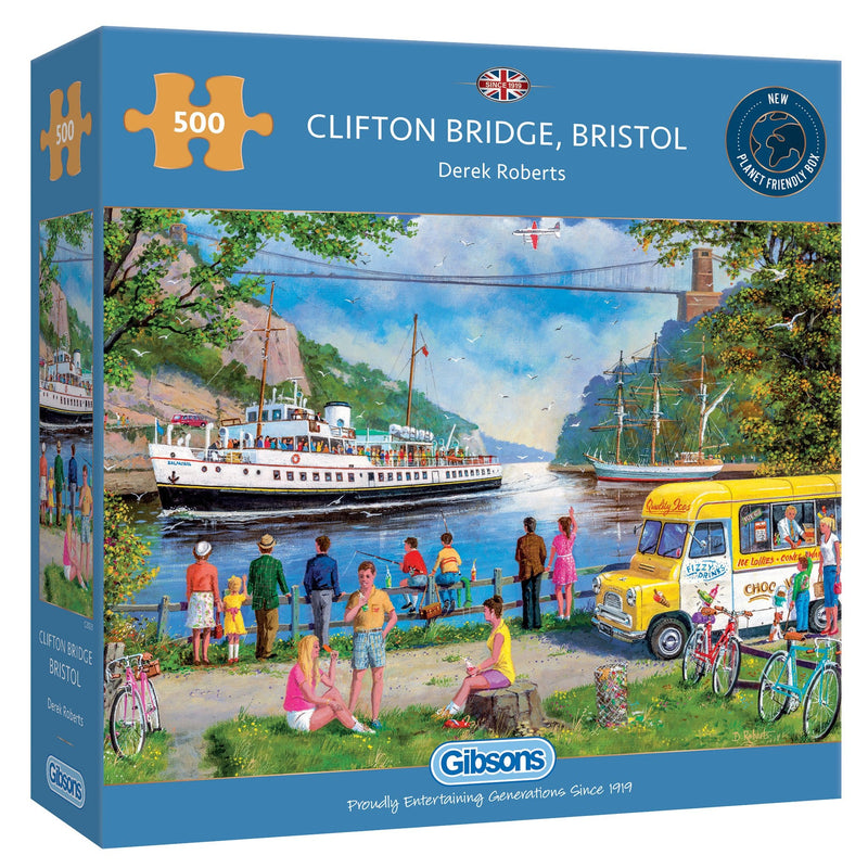 CLIFTON BRIDGE, BRISTOL 500 piece jigsaw puzzle for adults