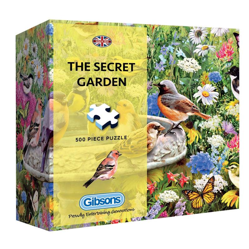 The Secret Garden 500 Piece Gift Jigsaw Puzzle for Adults from Gibsons | Sustainably made using 100% Recycled Board