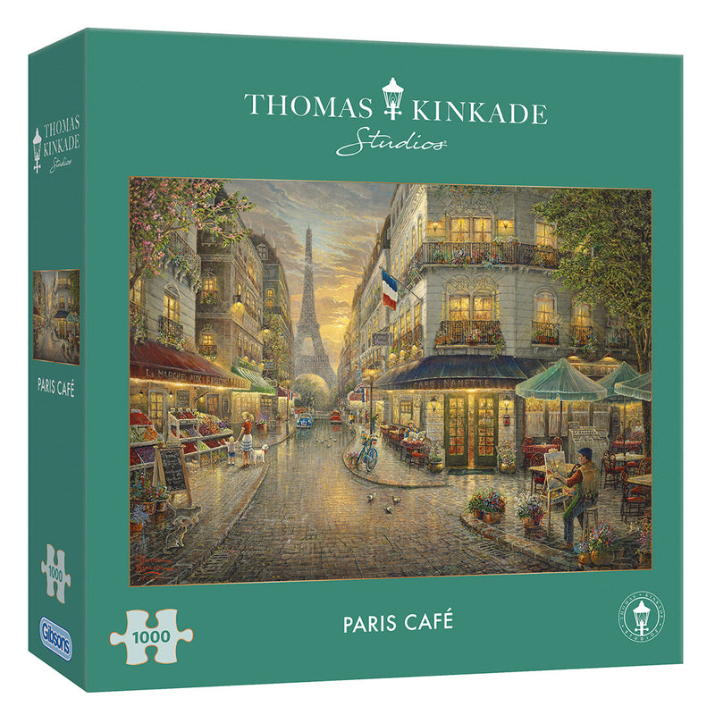 Thomas Kinkade Paris Cafe 1000 piece puzzle