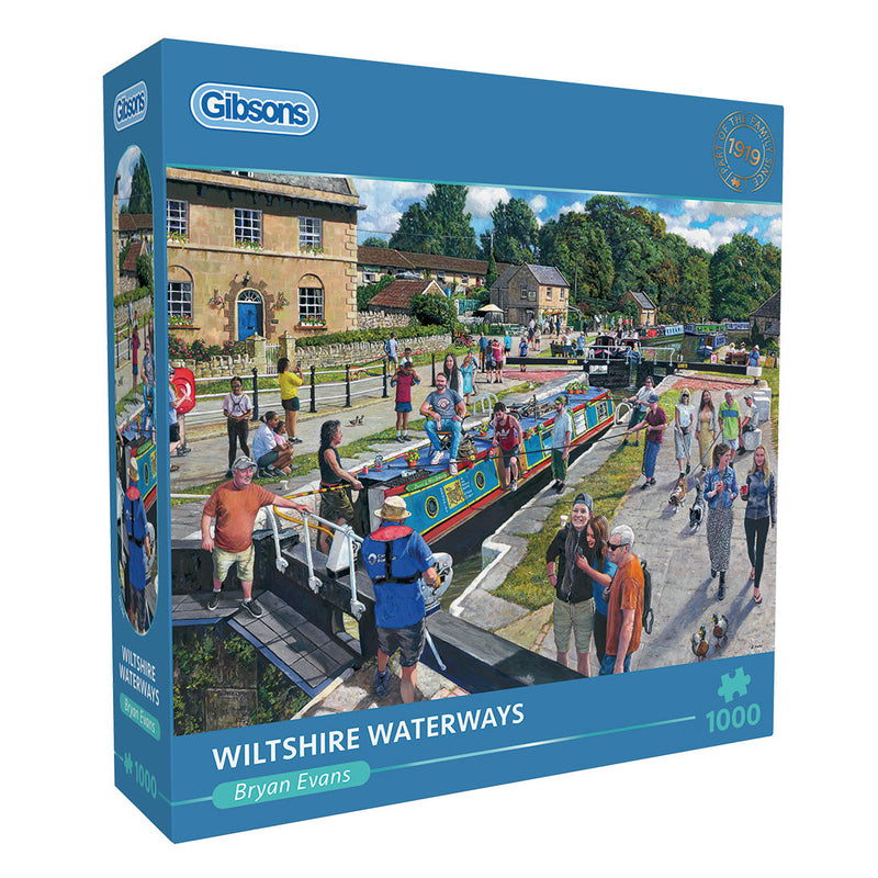 Wiltshire Waterways 1000 piece jigsaw puzzle