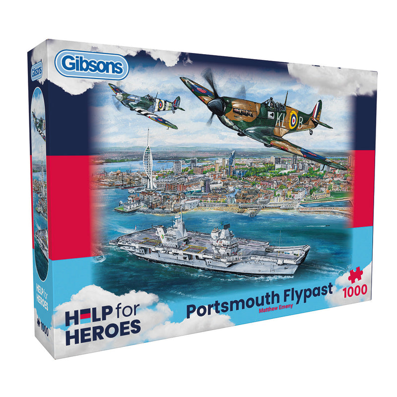 Portsmouth flypast 1000 piece jigsaw puzzle G7137