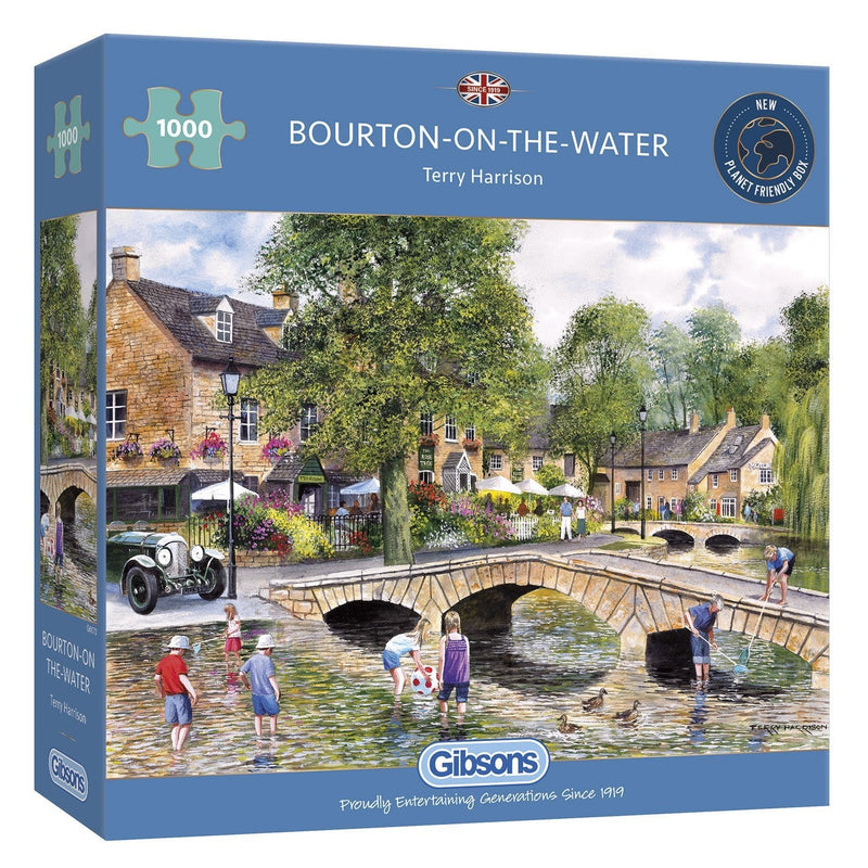 Bourton on the Water 1000 piece jigsaw puzzle for adults from Gibsons