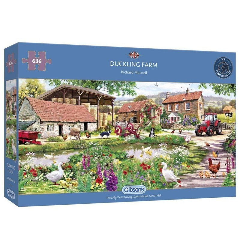 Duckling Farm 636 Piece Jigsaw Puzzle for Adults