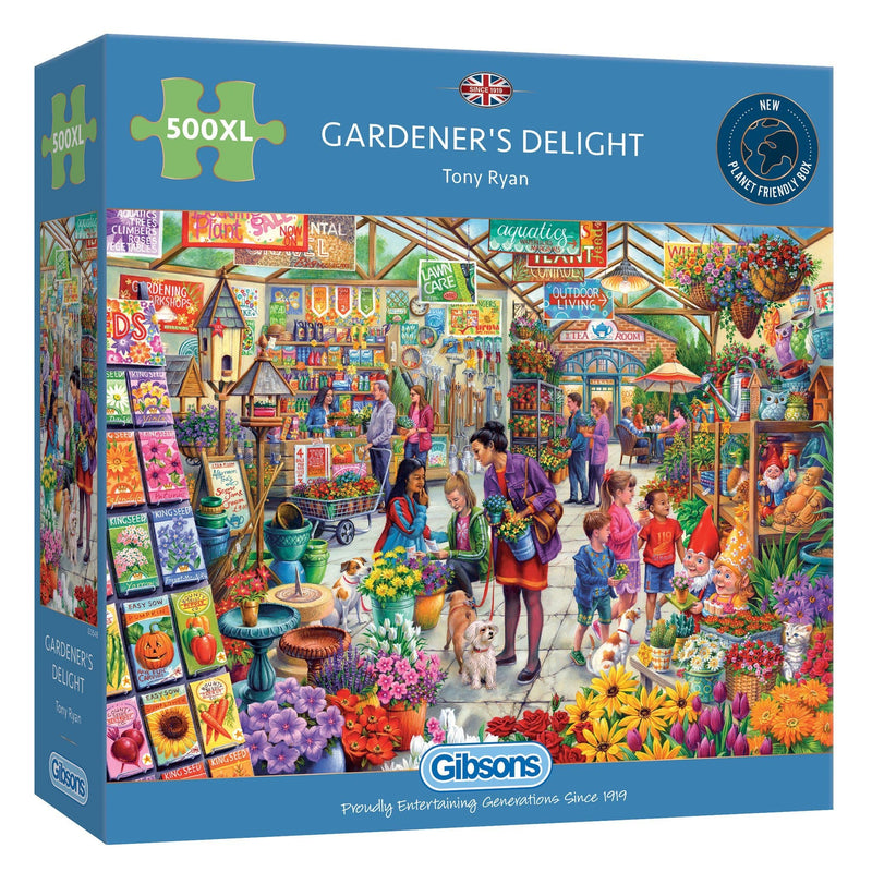 Gardener's Delight 500 extra large Piece Jigsaw Puzzle for Adults from Gibsons