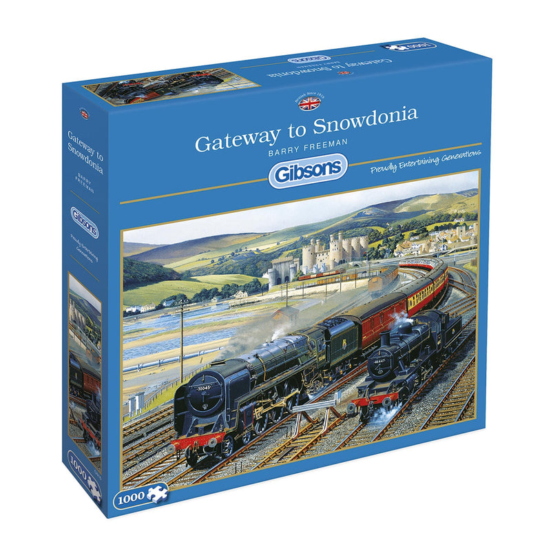 Gateway to Snowdonia 1000 piece jigsaw puzzle for adults from Gibsons
