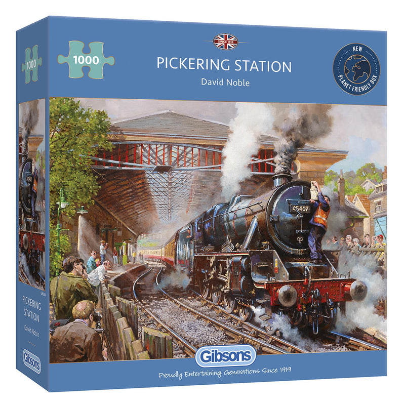 Gibsons Pickering Station 1000 Piece Jigsaw Puzzle for adults 