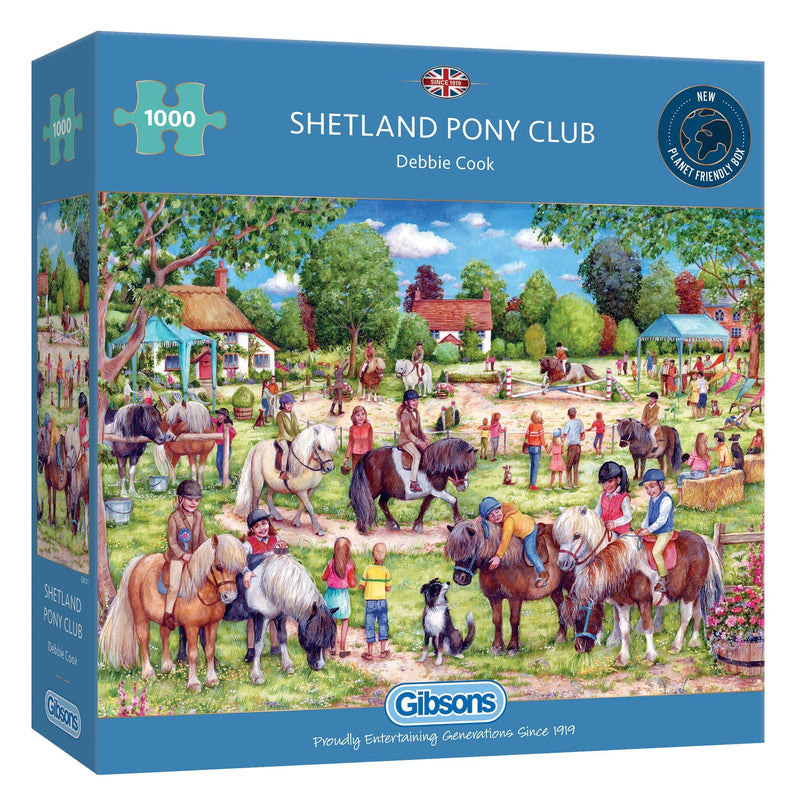 Gibsons Shetland Pony Club 1000 Piece Jigsaw Puzzle for Adults  