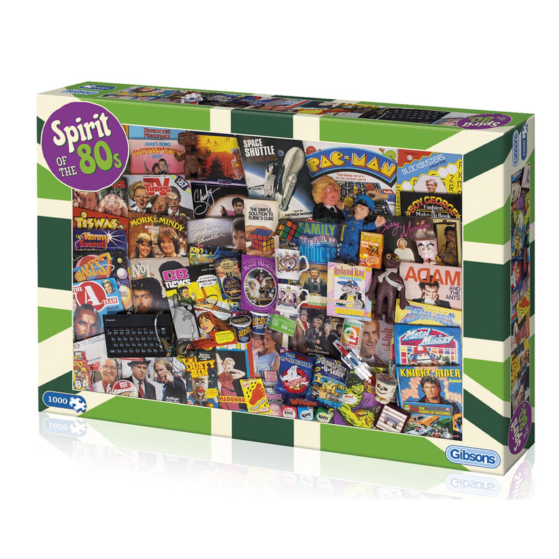 Spirit Of the 80s 1000 Piece Jigsaw Puzzle from Gibsons