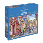 Steep Hill, Lincoln 1000 piece jigsaw puzzle for adults from Gibsons
