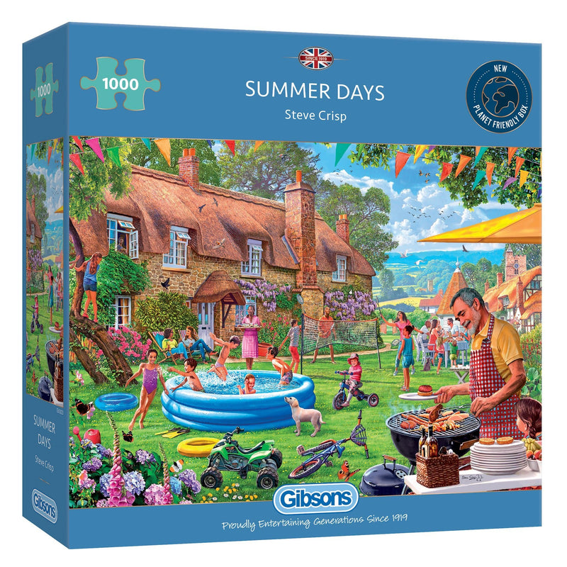 Gibsons Summer Days 1000 Piece Jigsaw Puzzle for Adults
