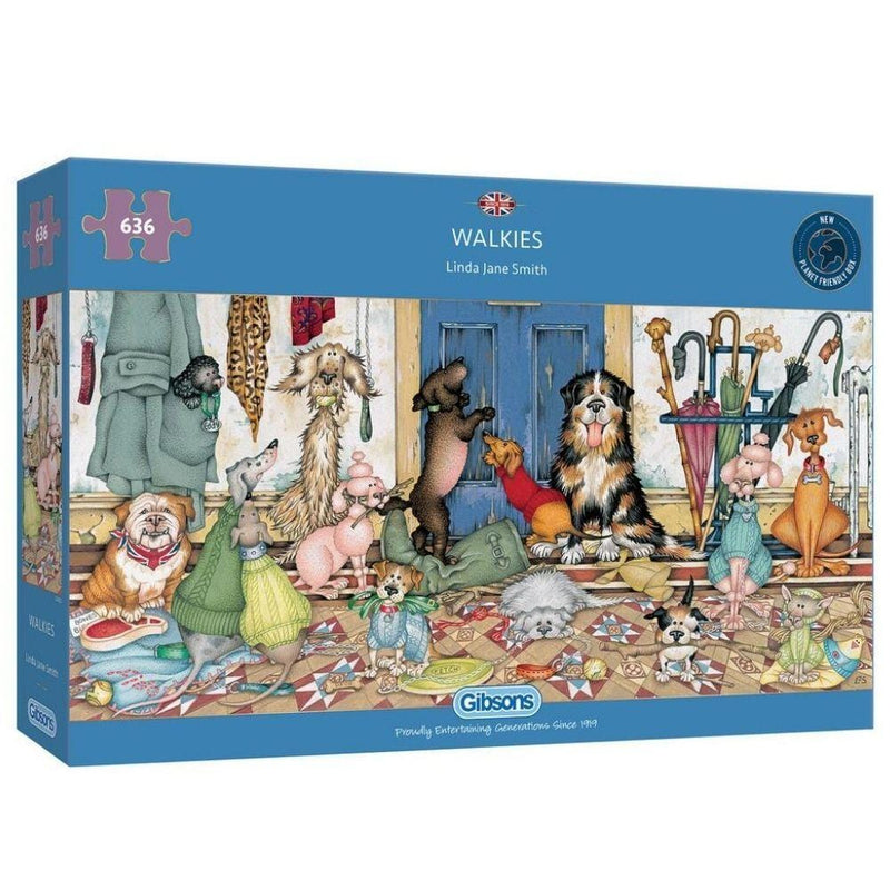 Gibsons Walkies 636 Piece Jigsaw Puzzle for Adults